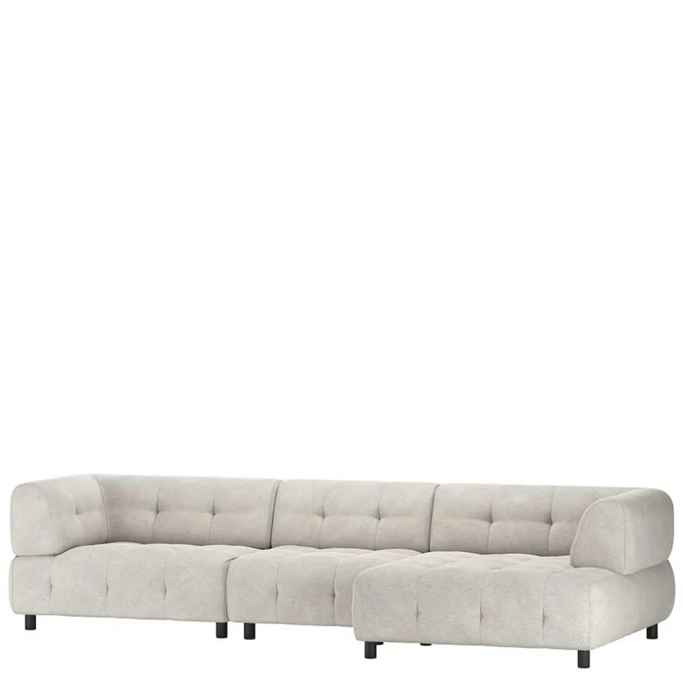 Modulcouch Elemente in Hellgrau - Osika (dreiteilig)