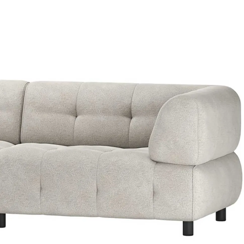 Modulcouch Elemente in Hellgrau - Osika (dreiteilig)