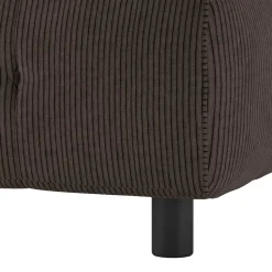 Modulcouch Polsterhocker in Graubraun Cord - Vita