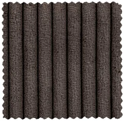 Modulcouch Polsterhocker in Graubraun Cord - Vita