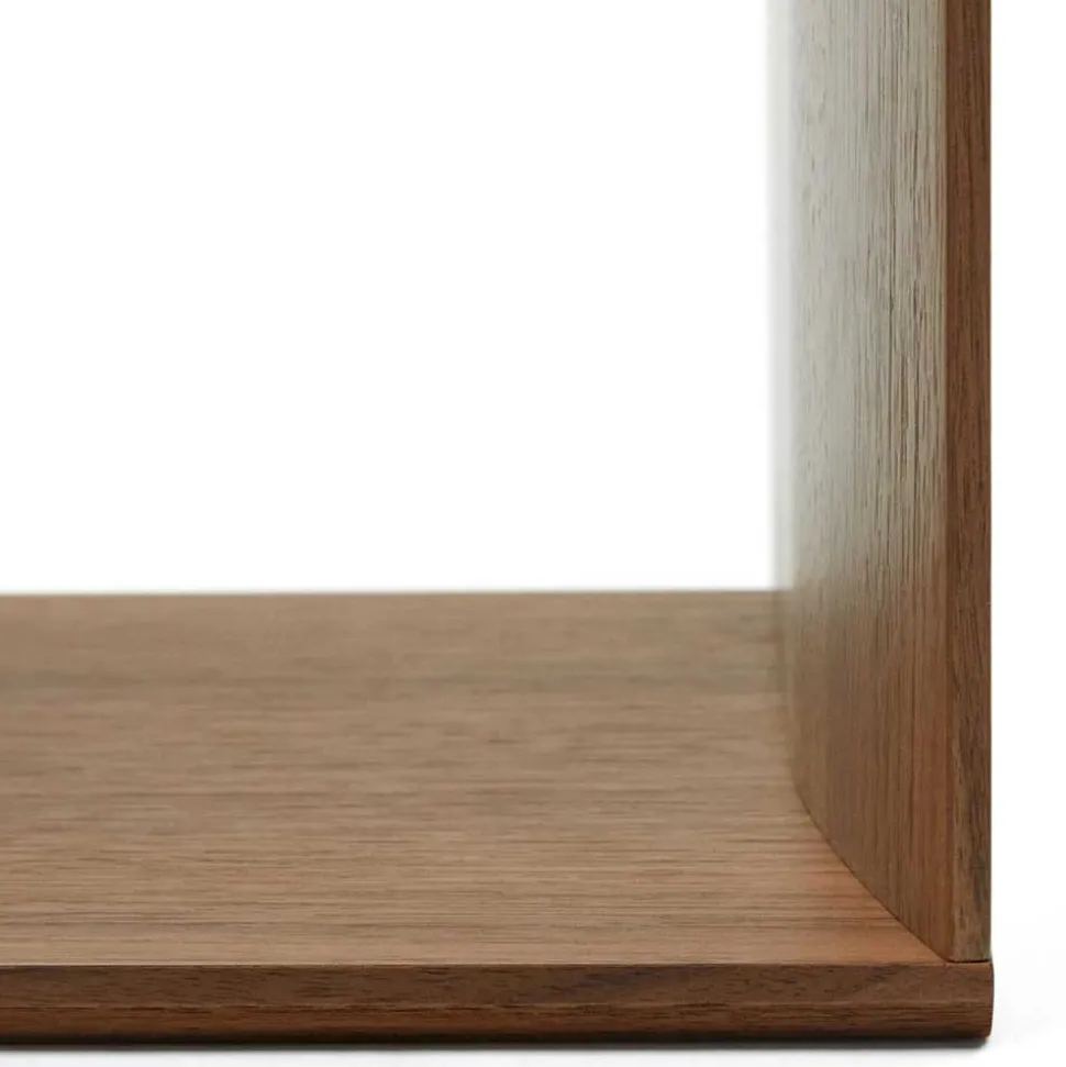 Modulregal in Nussbaum Furnier - Abelle (neunteilig)