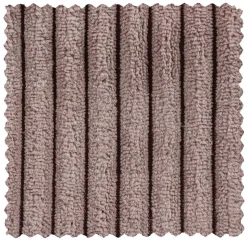 Modulsofa Eckelement aus Cord Mauve - Samorah