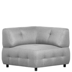 Modulsofa Eckelement in Graugrün Cord - Andina