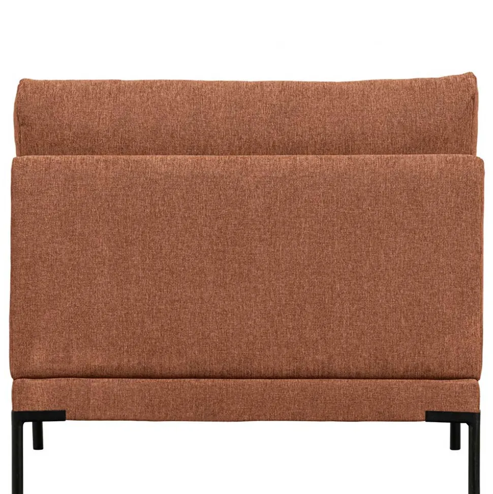 Modulsofa Element in Rost Braun Chenille - Brixx
