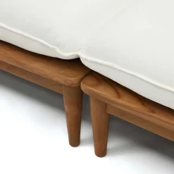 Modulsofa Teak aus zwei Elementen - Palm
