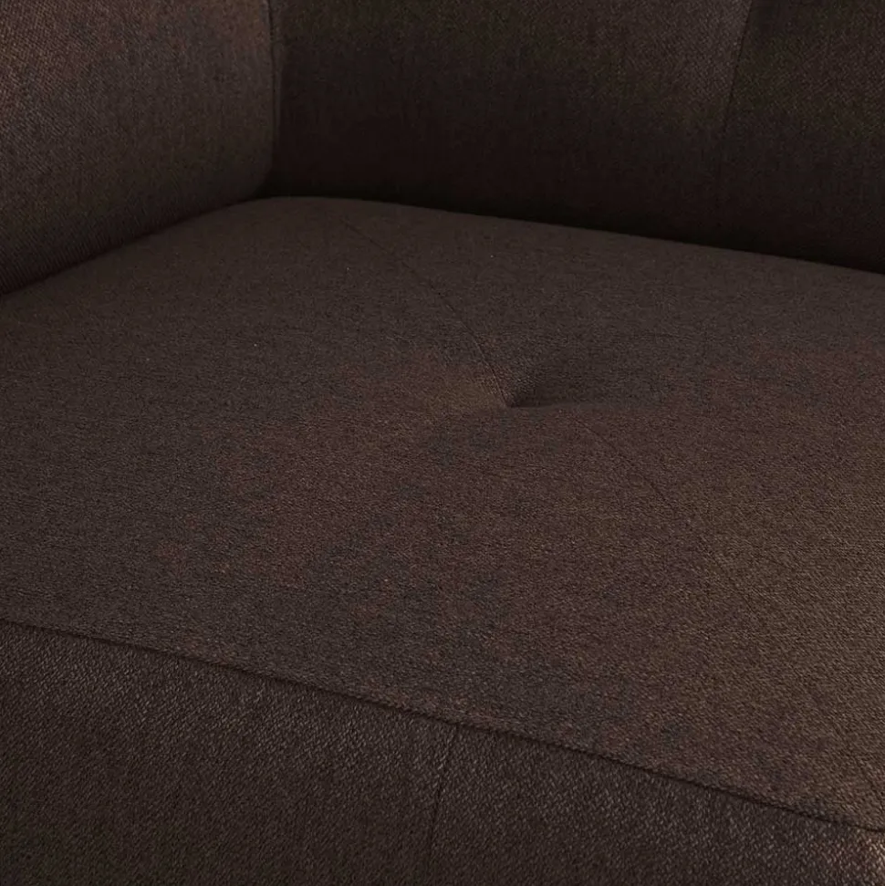 Modul-Wohnlandschaft Ecke in Graubraun - Shinin