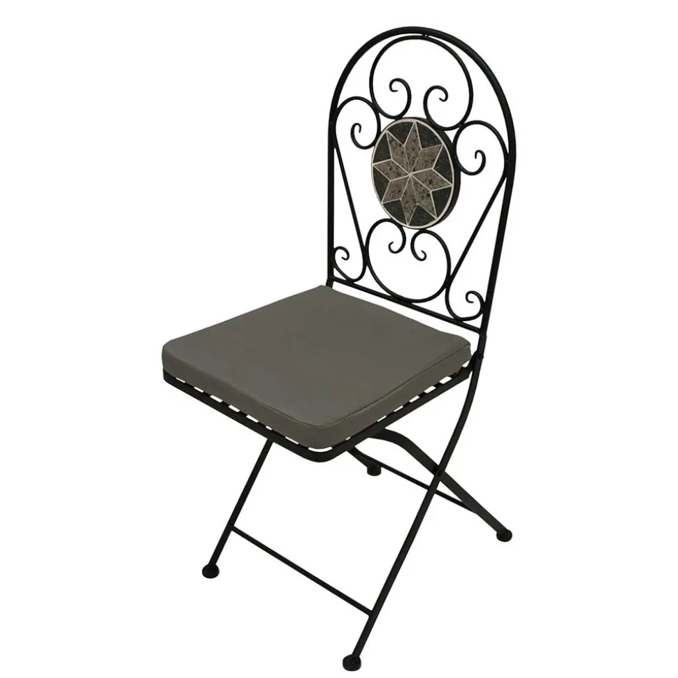 Mosaik Gartenstühle klappbar - Tasmania (2er Set)