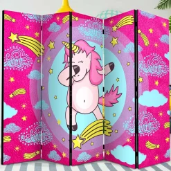 Motiv Paravent Tanzendes Einhorn Dab - Loho