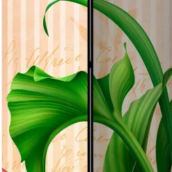 Motiv Trennwand Blume & Schmetterlinge - Rovigo