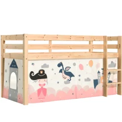 Märchen Hochbett aus Kiefernholz - Stipendia