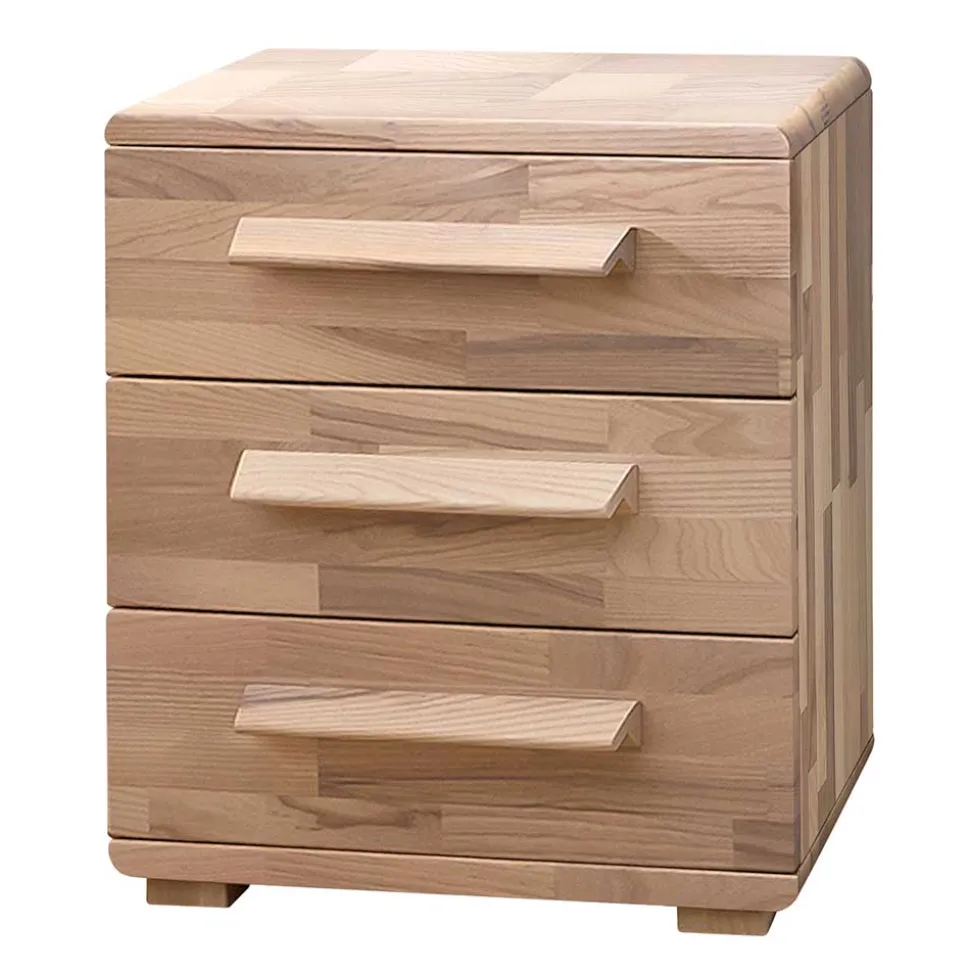 Nachtkommode aus Kernesche massiv - Edgas