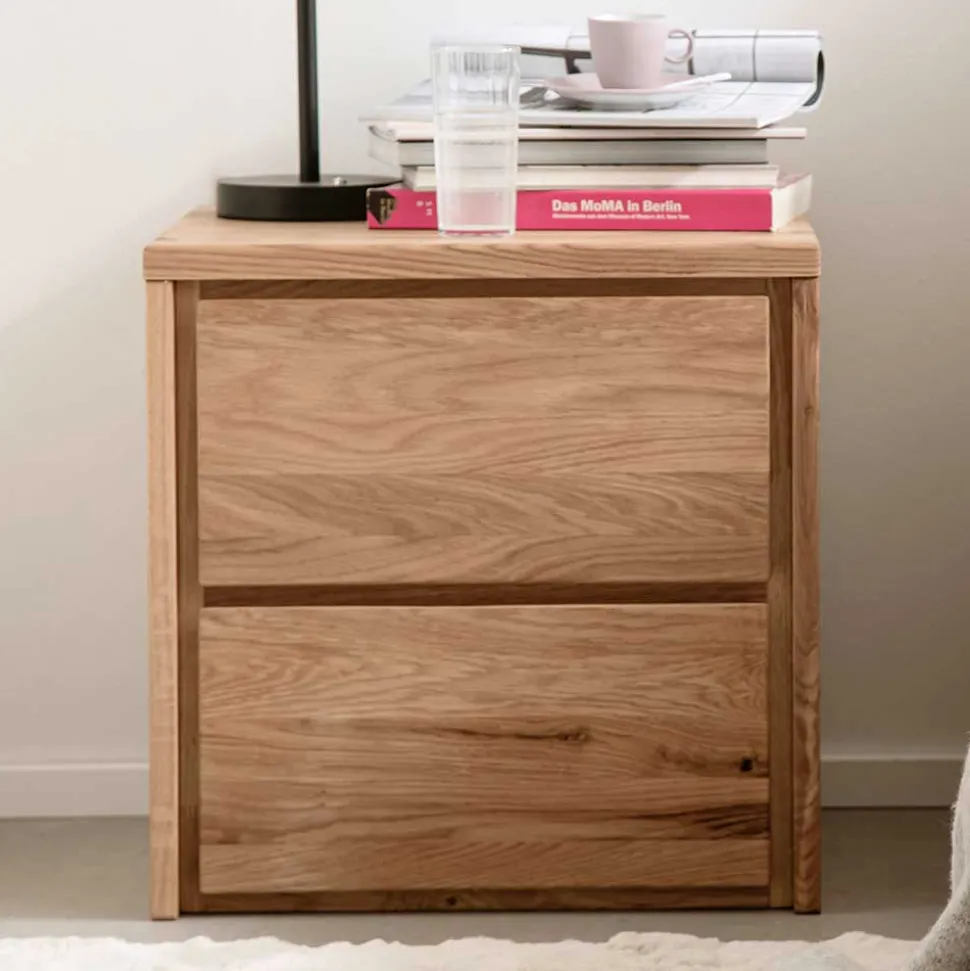 Nachtkommode aus massivem Eichenholz - Villa