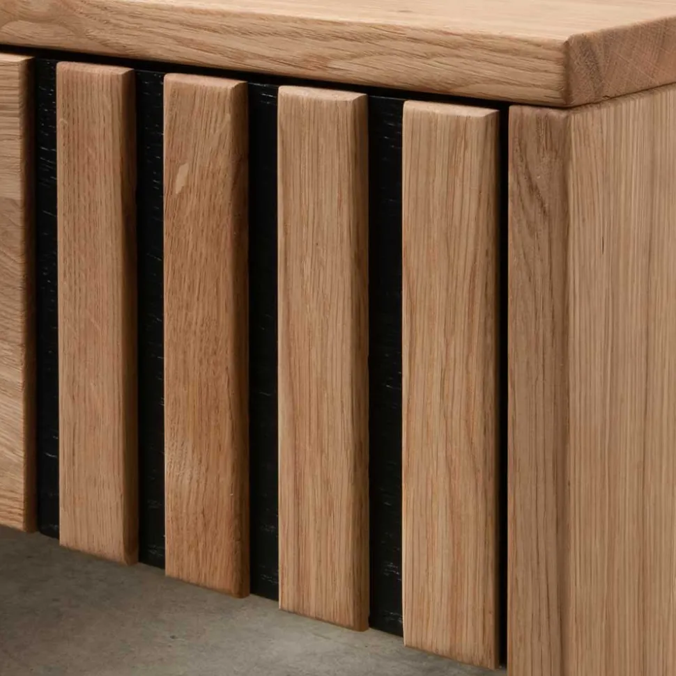 Nachtkommode aus Wildeiche Massivholz geölt - Manarola