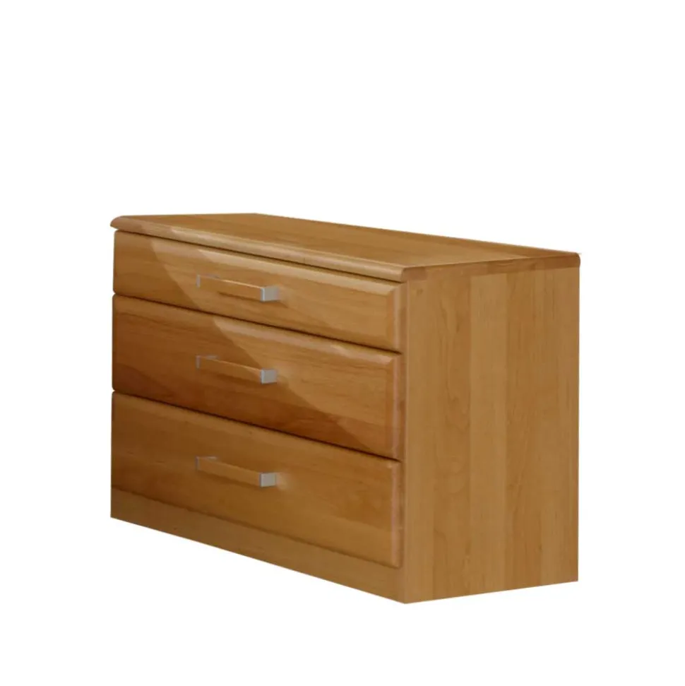 Nachtkommode Bordeaux aus Erle (2er Set)