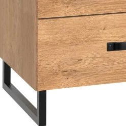 Nachtkommode im Industry und Loft Stil - Bram