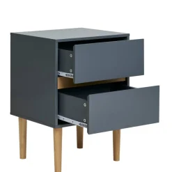 Nachtkommode in Dunkelgrau - Jayant