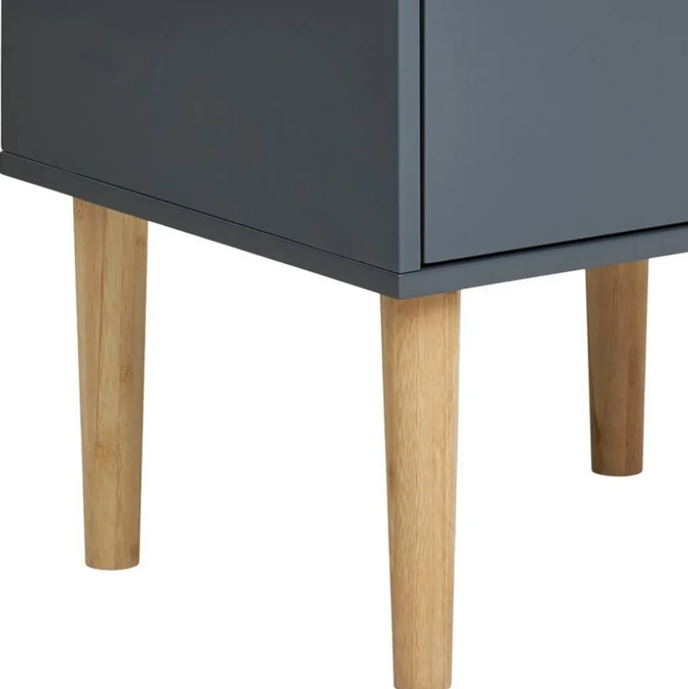 Nachtkommode in Dunkelgrau - Jayant