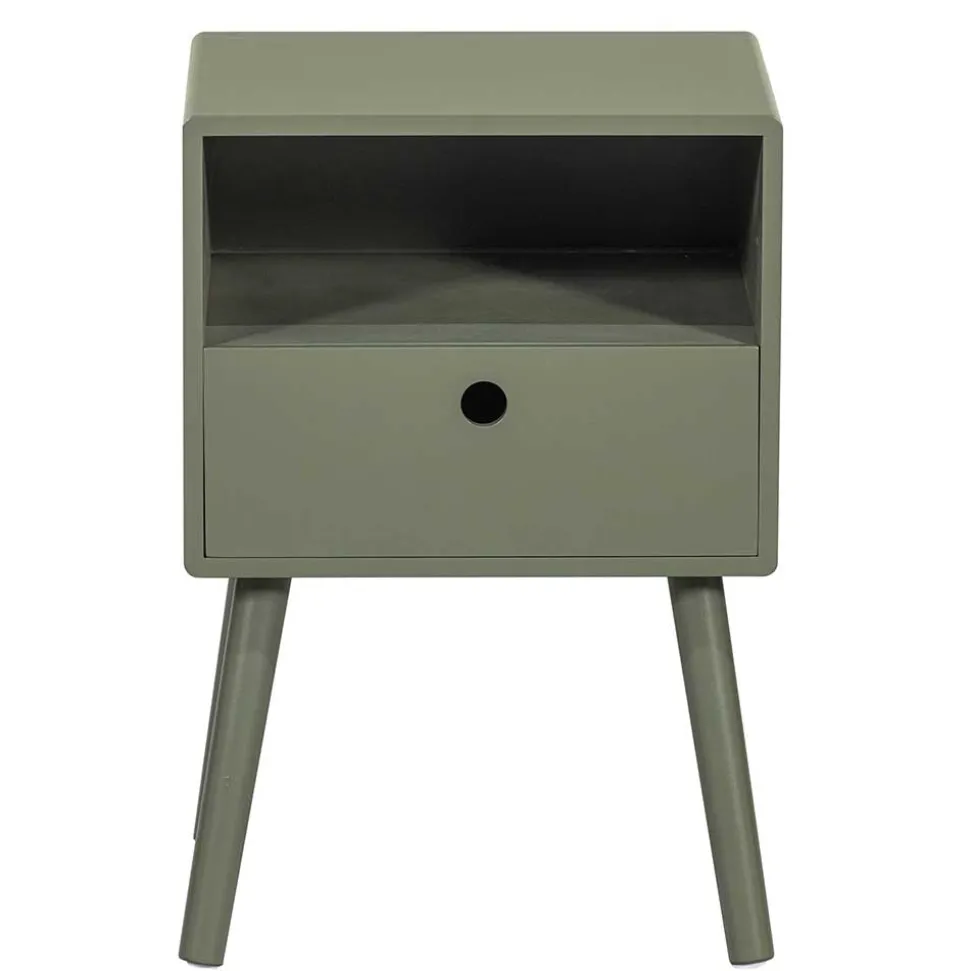 Nachtkommode in Dunkelgrün - Joi