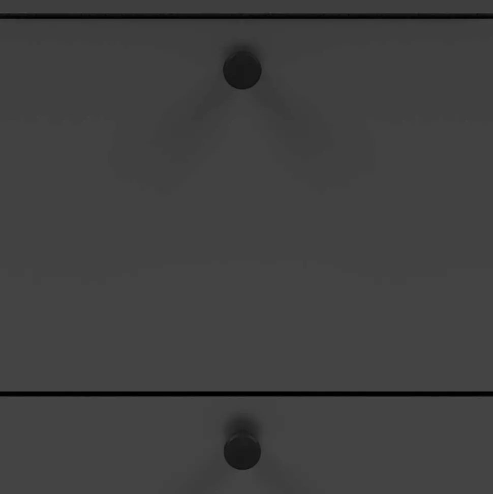 Nachtkommode in Grau und Wildeiche - Penzanca