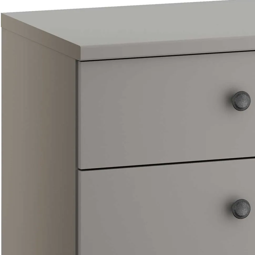 Nachtkommode in Hellgrau - Ridonna