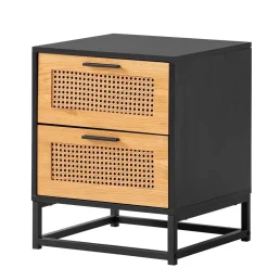 Nachtkommode in Natur und Schwarz - Around