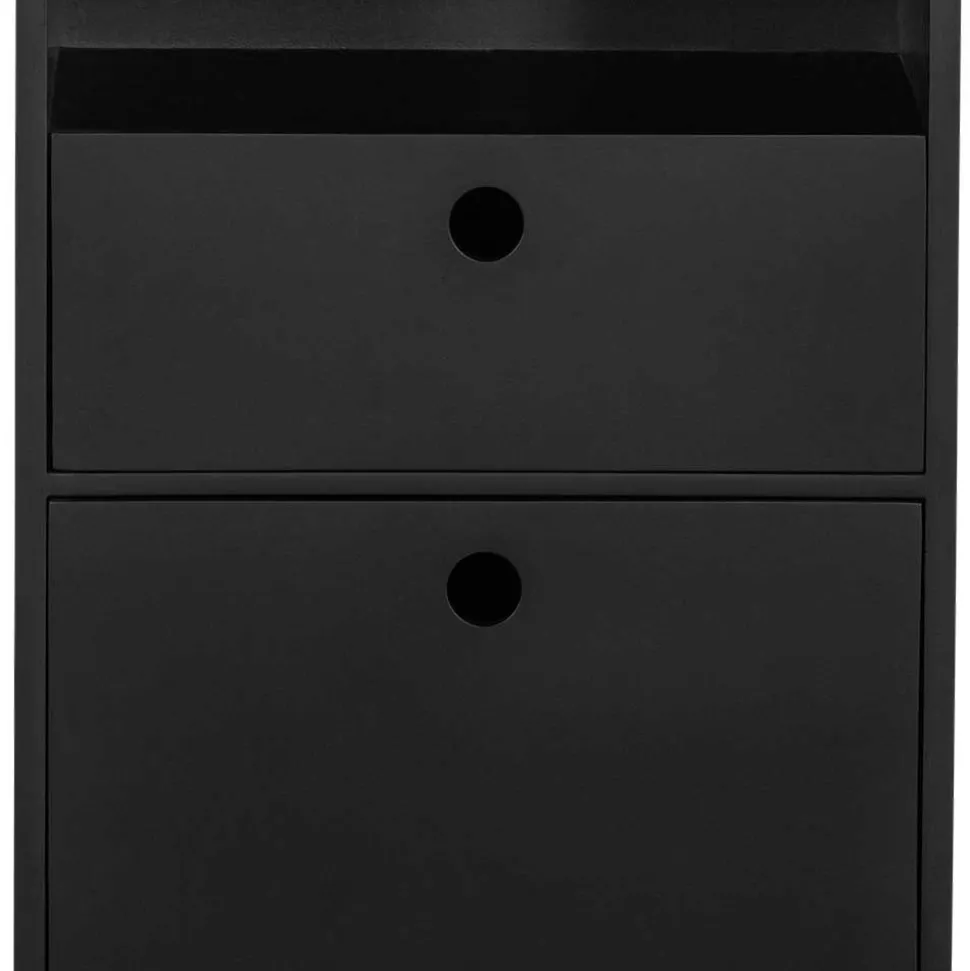 Nachtkommode in Schwarz - Borkata