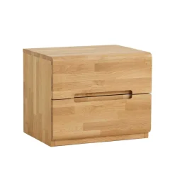 Nachtkommode Jazzi aus Wildeiche Massivholz