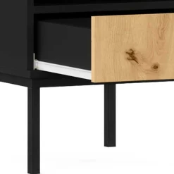 Nachtkommode mit Fach und Schublade - Cavan