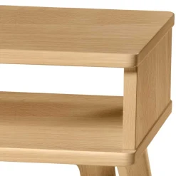 Nachtkonsole aus Holz Eiche hell - Ilatada