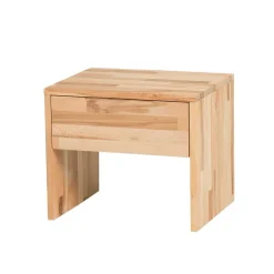 Nachtkonsole Brains aus Kernbuche Massivholz