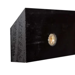 Nachtkonsole in Schwarz mit Furnier - Yalin