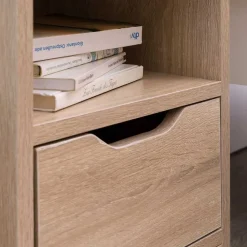 Nachtkonsole mit Fach und Schublade - Mavricara