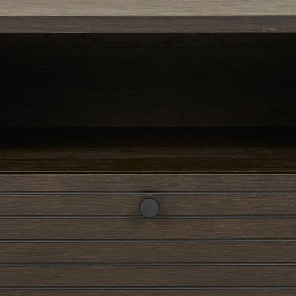 Nachtkonsole mit Fach und Schublade - Wega