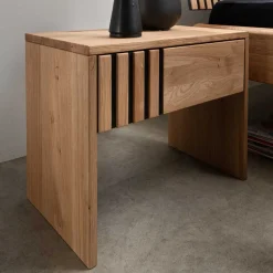 Nachtkonsole mit Schublade aus Wildeiche - Manarola