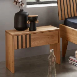 Nachtkonsole mit Schublade aus Wildeiche - Manarola