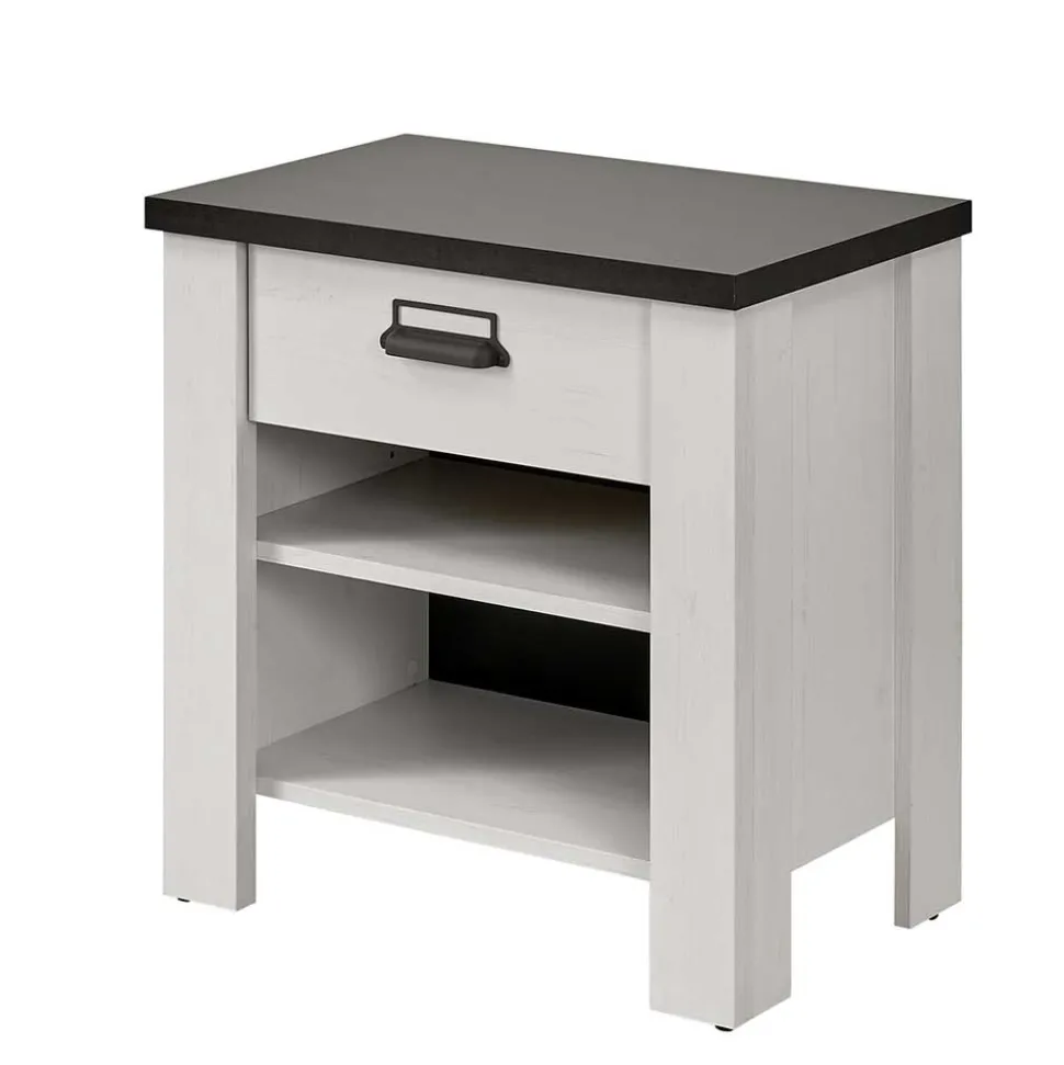 Nachtkonsole mit Schublade & zwei Fächern - Tramos