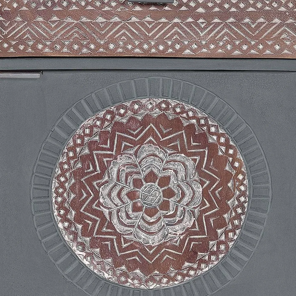 Nachtschrank - dekorativ mit Mandala - Mesusco