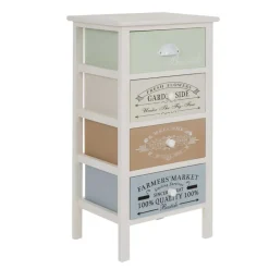 Nachtschrank Face in Bunt