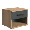 Nachtschrank mit einer Schublade & Fach - Uletria
