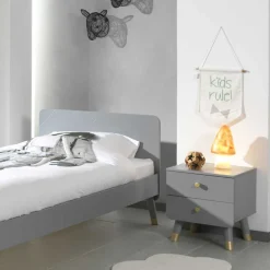 Nachtschrank mit Schubladen 44x46x40 cm - Miracella