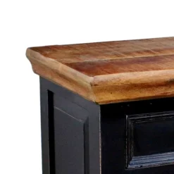 Nachtschränkchen Sentiments in Schwarz