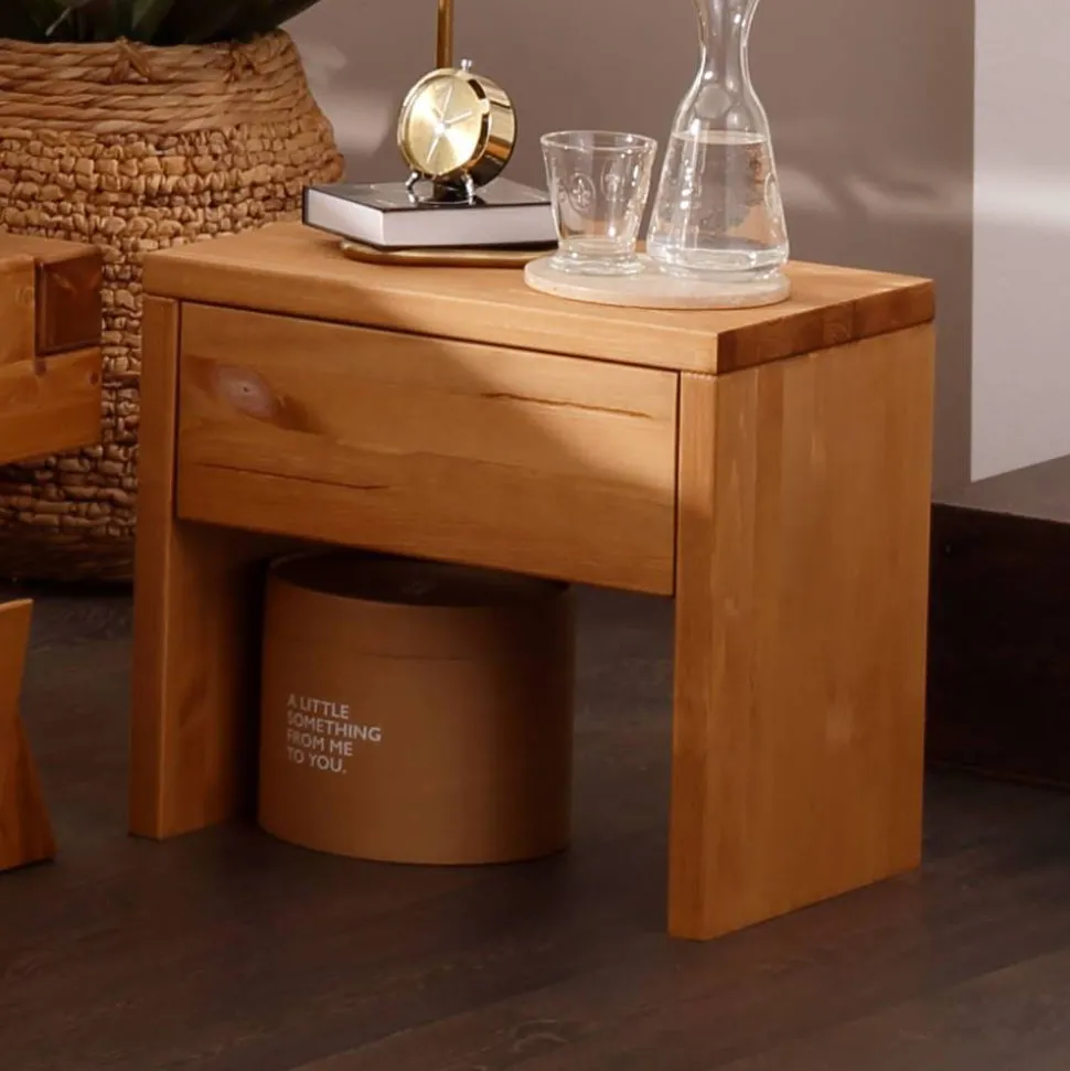 Nachttisch aus Kiefer Massivholz in Eiche - Kalastania