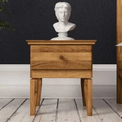 Nachttisch Masdamos aus Wildeiche massiv geölt