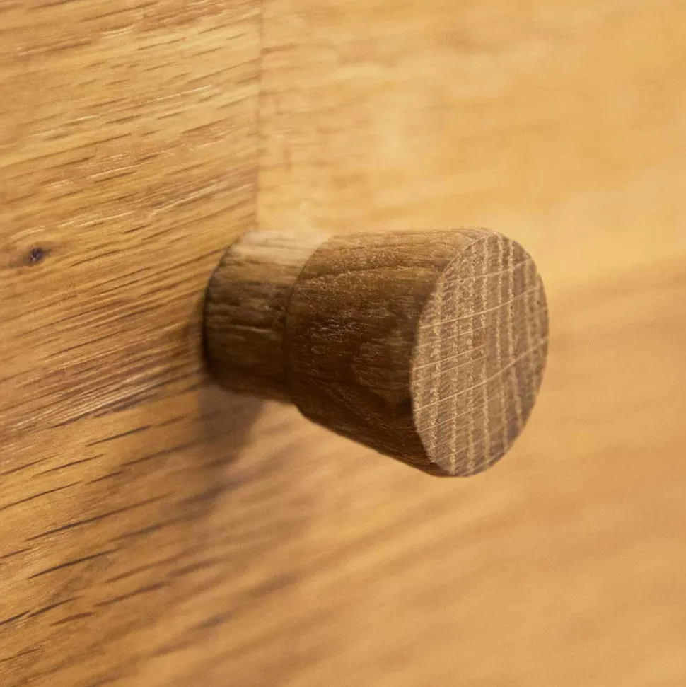 Nachttisch Masdamos aus Wildeiche massiv geölt