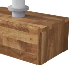 Nachttischkommode Vaskov aus Wildeiche Massivholz