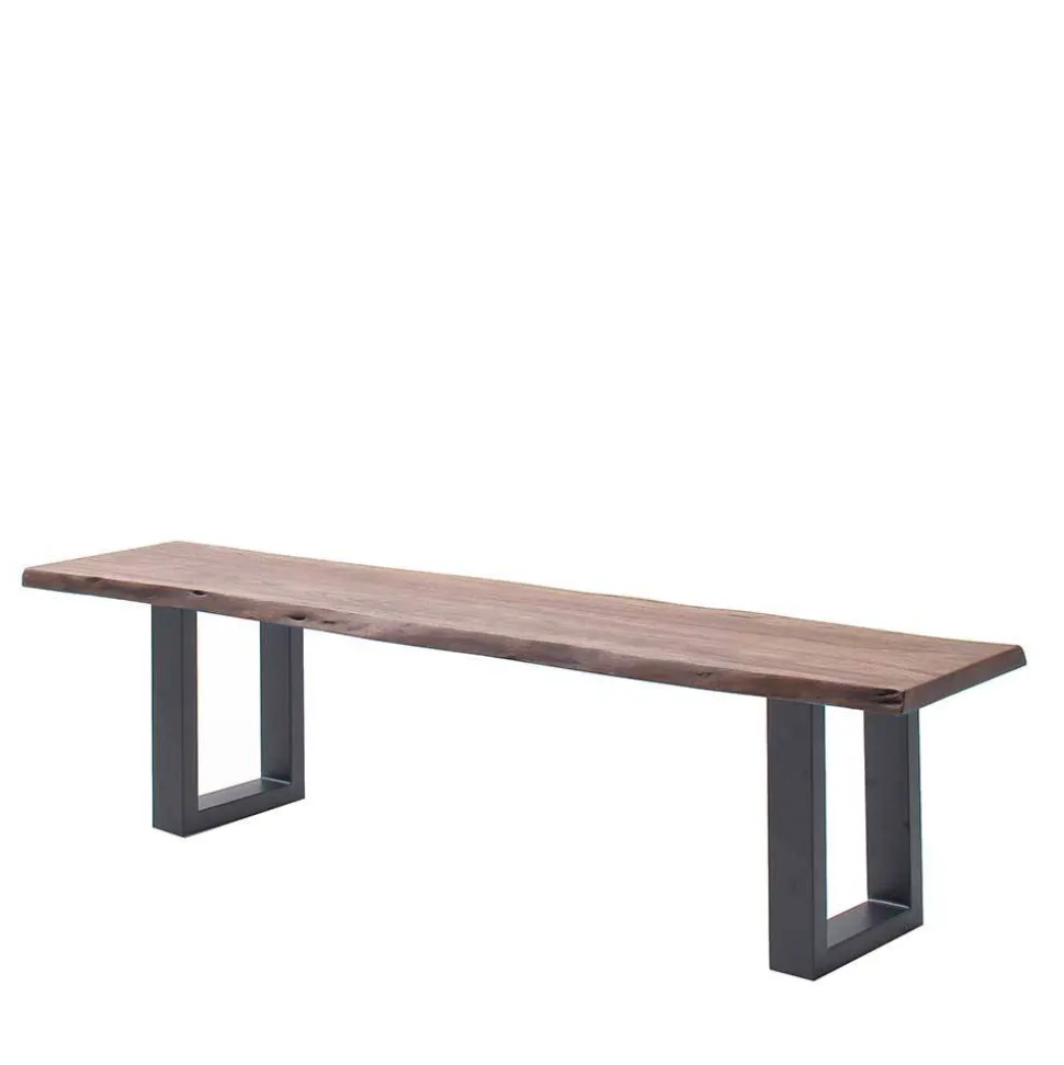 Naturkanten Küchenbank in Walnuss Akazienholz - Ubratum