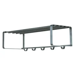 Nickelfarbene Hängegarderobe aus Stahl - Mazurra