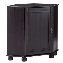 Niedriger Holzschrank für die Ecke in Wenge - Scruba