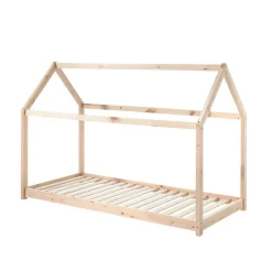 Niedriges Haus Kinderbett in 90x200 - Durango