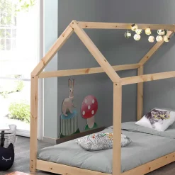 Niedriges Haus Kinderbett in 90x200 - Durango